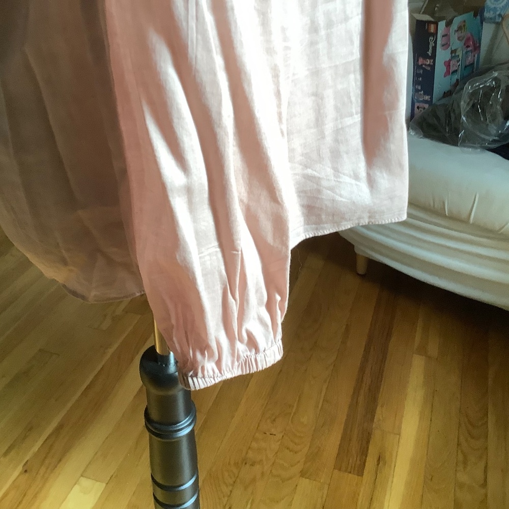 Boden Cotton Blouse Dusty Pink us size 8, uk size 12 - Picture 3 of 8